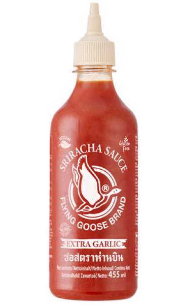 Sriracha Chilisauce mit Knoblauch no MSG